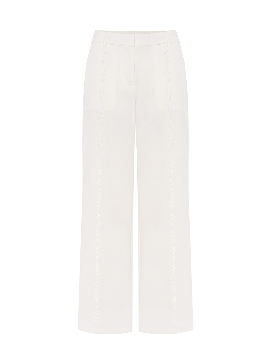 “Osonnia” white pants [0]